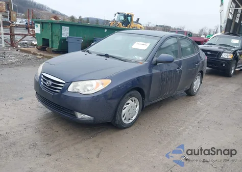 2010 Hyundai Elantra Gls z USA, uszkodzony, nr VIN KMHDU4AD9AU830321